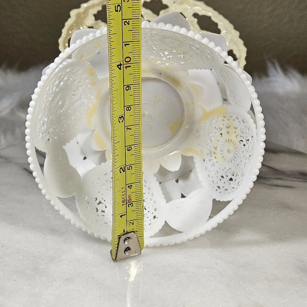 Vintage NIB Wedding Cake Topper Wilton Hong Kong Glitter Bell Bride Groom